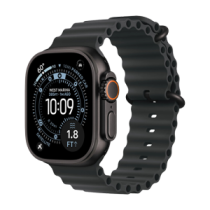Apple Watch Ultra 3 (2025) 5G 49mm Black Titanium Case with Ocean Band - Black