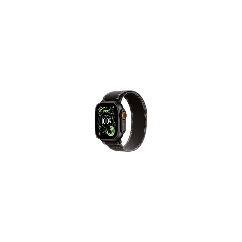 Apple Watch Ultra 3 (2025) 5G 49mm Black Titanium Case with Trail Loop S/M - Black/Charcoal